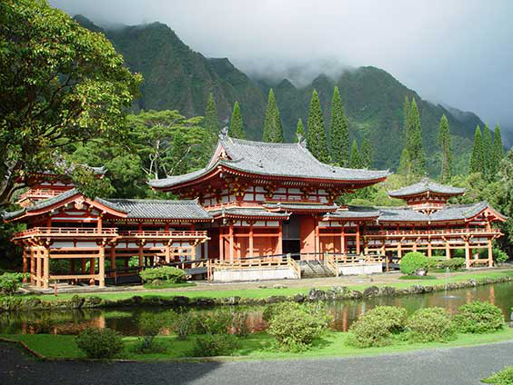 Byodo-In at the Valley of the Temples Memorial Park